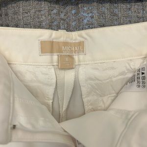 Michael Kors White Twill Shorts sz4!!